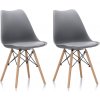 Aga 2x Jedálenská stolička MR2035 Sivá