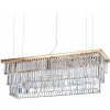 Krištáľové svietidlo IDEAL LUX MARTINEZ SP8 ORO 213583