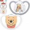 NUK Cumlík Uspokojujúci 6-18m Space Disney Macko Pú 2 ks + Puzdro