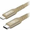 Dátový kábel AlzaPower Alucore USB-C to Lightning MFi 3m zlatý (APW-CBMFI9403G)