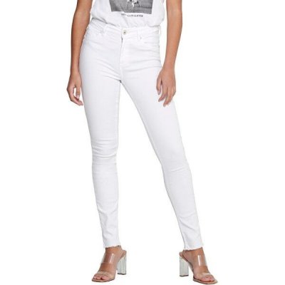 Only dámske džínsy blush slim fit 15155438 white