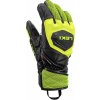 Detské lyžiarske rukavice Leki WCR Venom 3D Junior - black/ice lemon 5.0