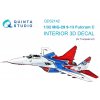 MiG-29 9-13 Fulcrum C Interior 3D Decal