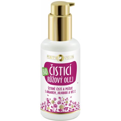 Purity Vision Bio Ružový čistiaci olej s arganom, jojobou a vitamínom E 100 ml