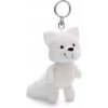 Prívesok na kľúče NICI Green Vanja ľadová líška, 10 cm