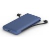 Belkin USB-C Power Delivery PowerBanka, 10000mAh, s integrovanými kabely, půlnoční modrá (BPB006btBLU)