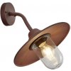 201760124 TRIO BRENTA vonkajšie nástenné svietidlo 1xE27 40W IP44 hrdzavá hnedá