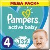 PAMPERS Plienky Active Baby 4 MAXI 9-14kg 132ks