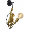 Retro a vintage svietidlo LUCIDE CHIMP wall black 10202/01/30