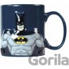 CurePink Keramický hrnek Batman logo černý 400 ml