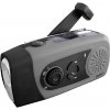 POWERplus Coyote Solárne LED svietidlo s dynamom, FM rádiom a powebankou 3v1