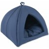 Kukaň Dog Fantasy Basic tmavo modrá 62x62x52cm