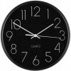 Nástenný hodinový strojček 4Living čierny 25 cm
