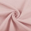 Mušelín dvojitá gázovina MSN-078 Púdrovo ružová - metráž šírka 140 cm