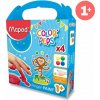 Prstové farby Maped Color'Peps - 4 farby, 80 ml