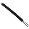 Cabletech KAB0501 telefónny 2-žilový - plochý, 100m, černý