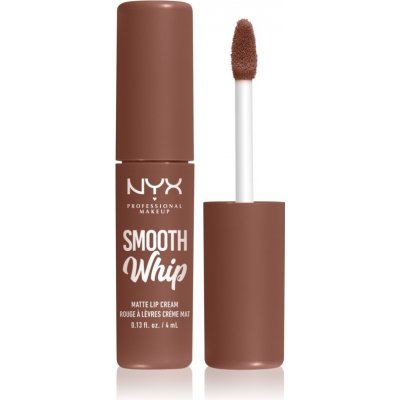 NYX Professional Makeup Smooth Whip Matte Lip Cream zamatový rúž s vyhladzujúcim efektom 24 Memory Foam 4 ml