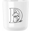 Plastový pohár MOOMIN ABC 200 ml, písmeno D, biela, RIG-TIG