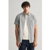 KOŠEĽA GANT REG POPLIN MICROCHECK SS SHIRT MILKY MATCHA