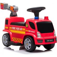 LEAN CARS hasičské s rebríkom na baterky červené