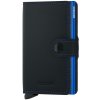 Secrid Miniwallet Matte Black & Blue