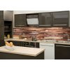 DIMEX KI-260-063 Samolepiace tapety za kuchynskú linku drevená stena rozmer 260 cm x 60 cm