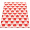 Pappelina Koberec DANA Coral Red/Piglet/Vanilla – červený, veľkosť koberca 70 x 100 cm
