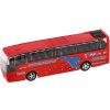 Autobus kovový se světlem a zvukem 16 cm červený