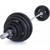 TRINFIT Olympijská činka 130 kg pugumovaná