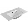 Mereo Mereo, Nábytkové umývadlo SLIM, 81x46x18 cm, keramické, biele, MER-UC8146
