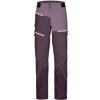 Ortovox Westalpen 3L Pants W dark wild berry S; Fialová kalhoty