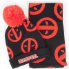 Deadpool Classic Style Guide Deadpool - Symbol Beanie & Scarf Giftset Barva: Multicolor