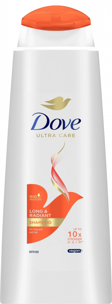 Dove Long & Radiant regeneračný šampón na vlasy 400 ml