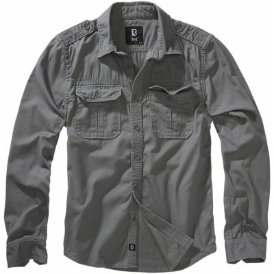 Brandit Vintage shirt shortsleeve charcoal grey