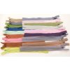 Nedeliteľný skrytý zips (3mm) rôzne farby - dĺžka 18 cm - 60 cm 20 cm Tmavo Modrá