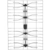 Anténa ASTA 35dB DVB-T2 širokopásmová anténa 74