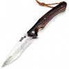 IZMAEL Damaškový outdoorový skladací nôž Grant Hnedá 9 cm