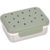 Lunchbox LÄSSIG Stainless Steel Happy Prints Light olive