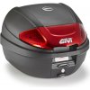 E300N2B kufr GIVI černý s novým otevíráním tlačítkem (Monolock s vlastní plotnou), objem 30 ltr.