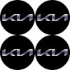 Samolepky živicové 3D KIA nové logo 4ks AutoZulu