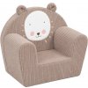 Detské manšestrové kreslo New Baby Lev