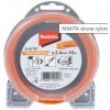 MAKITA Nylonová struna 2,4 mm, 15 m – oranžová, pre aku stroje (E-01797)