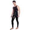 LateX Jumpsuit 2910306 Black XXL