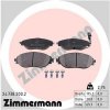 ZIMMERMANN Sada brzdovych platniciek kotucovej brzdy 24738.200.2