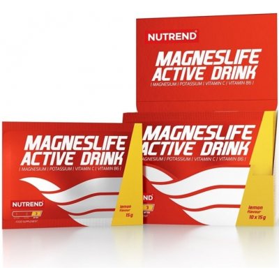 Nápoj Nutrend MagnesLife Active Drink 10x15g citron