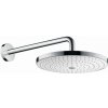 Hlavová sprcha Hansgrohe Raindance Select S na stěnu vrátane sprchového ramená biela/chróm 27378400