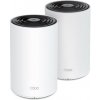 WiFi router TP-Link Deco PX50 (2-pack) AX3000 + G15000, WiFi 6E, 1x 2.5 GLAN, 2x GLAN / 574Mbps 2,4 GHz / 2402Mbps 5GHz