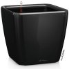 Kvetináč Lechuza Quadro 28 (26cm) Barva: Černá kompletný set