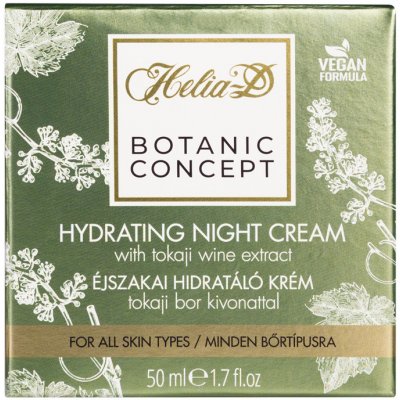 HELIA-D - Botanic Concept Hydratačný nočný krém s tokajským vínnym extraktom 50 ml