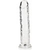 Priame realistické dildo s prísavkou - 23 cm